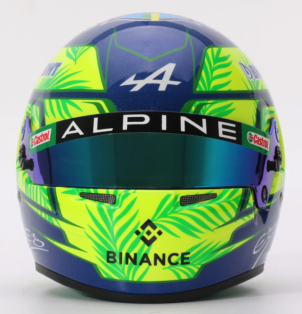 Esteban Ocon 1:2 Scale 2023 São Paulo GP Mini Helmet