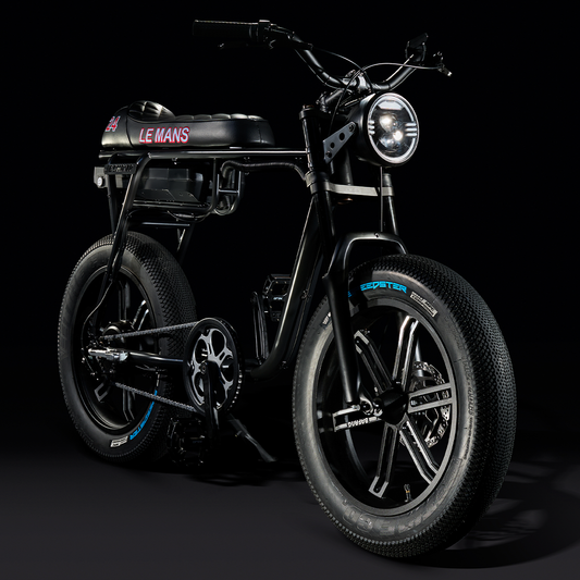 E-Champ Le Mans Retro Fat Tyre Electric Bike